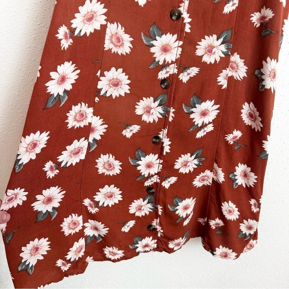 American Eagle Outfitters Women’s Daisy Floral Print Mini Dress Sz S - Picture 4 of 11